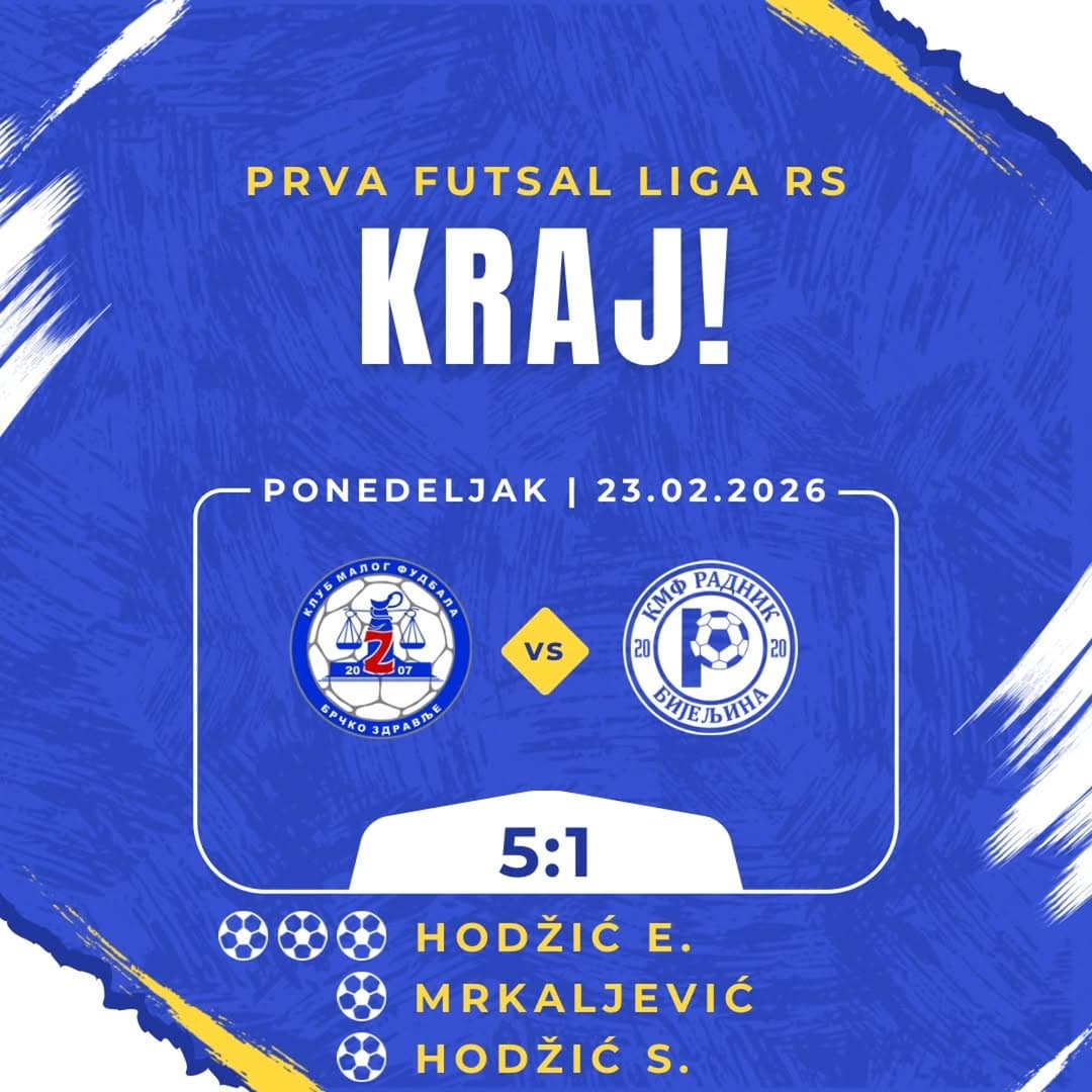 KRAJ! 5:1