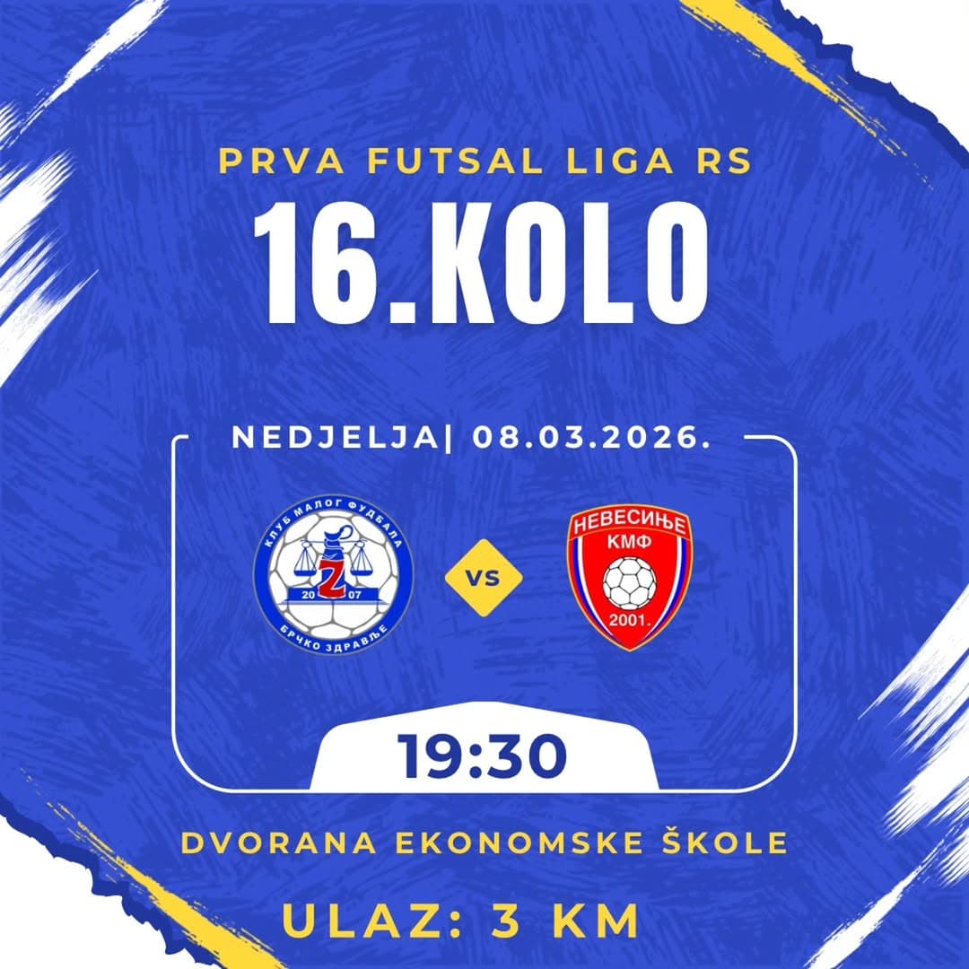 PRVA FUTSAL LIGA RS 16. KOLO